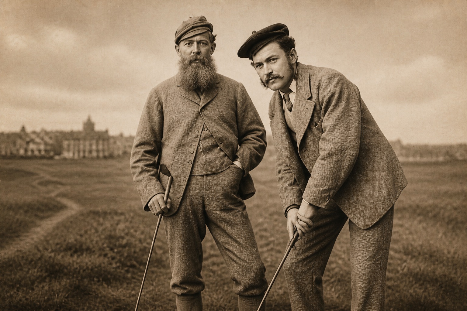 Two pioneering Victorian golfers