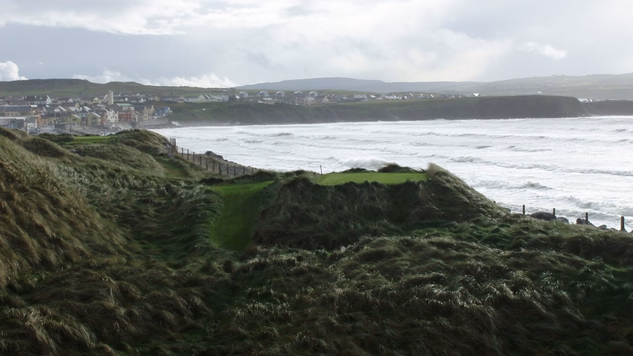 Lahinch Golf Club's Old Course beside the Atlantic coast in County Clare.