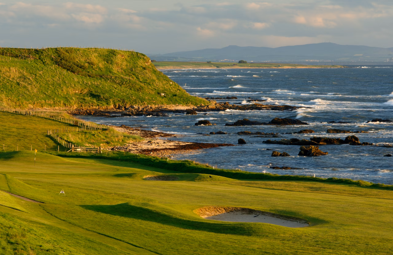 Crail Golfing Society's Balcomie Links beside the Fife coast.